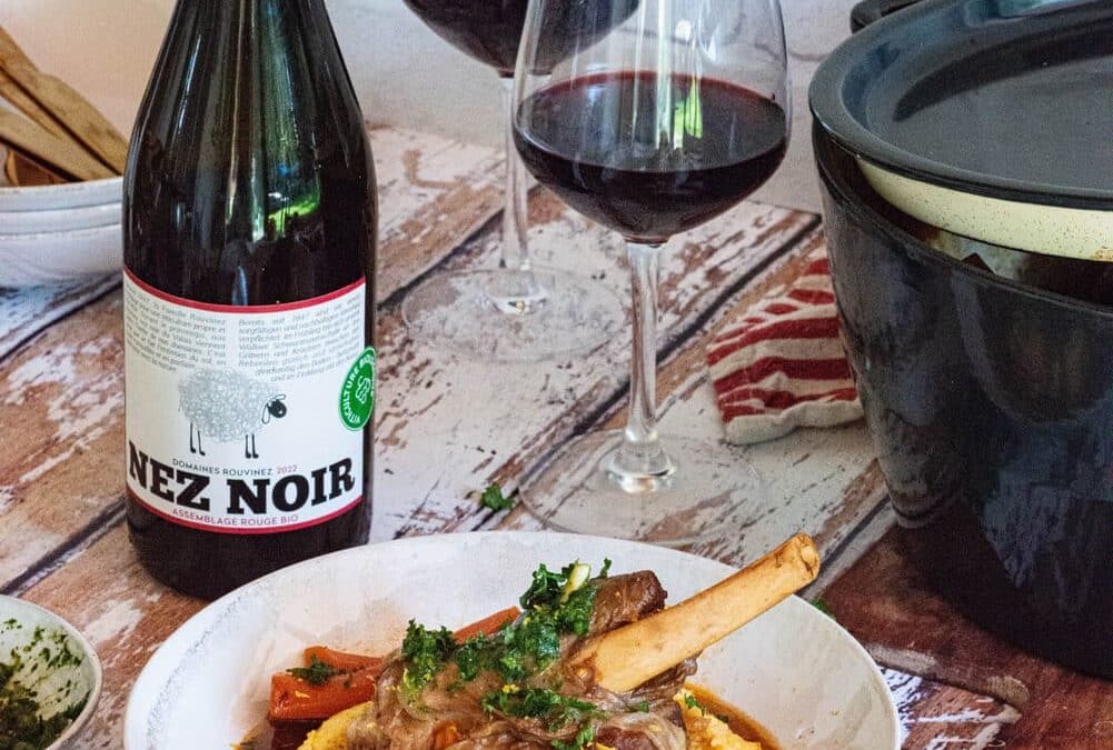 Souris d’agneau braisée & gremolata au citron