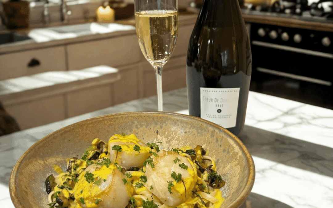 Coquilles Saint-Jacques safranées