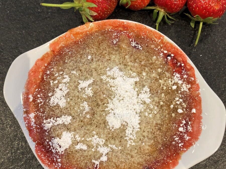 Crumble Fraise Rhubarbe